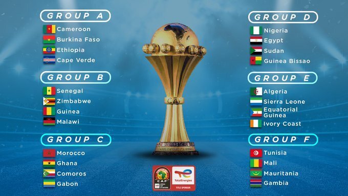 Caf africa cup of nations 2021 in cameroon